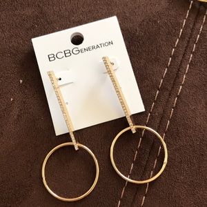 Bcbg generation gold earrings
